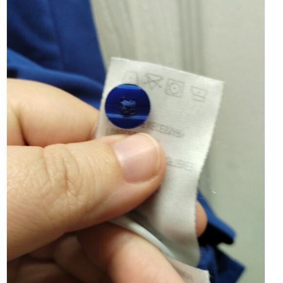 RaceTrac Women's Size Medium Hydrovent Gas Station Employee Blue Polo Shirt - Picture 6 of 6